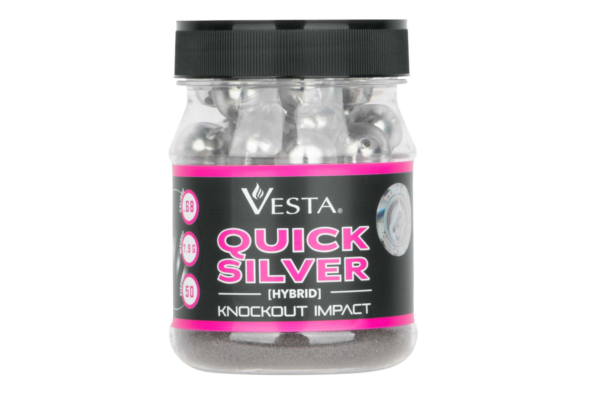 VESTA Quicksilver .68 Stahlgeschosse, 7,9g, 50 Stück