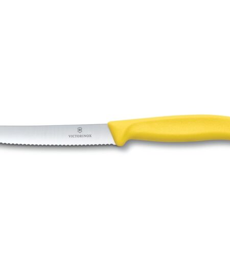 Victorinox Brotzeitmesser / Tomatenmesser in Gelb